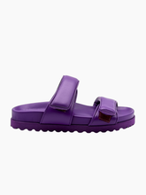 Sandali Viola In Pelle Con Doppio Strap -  | dBlank