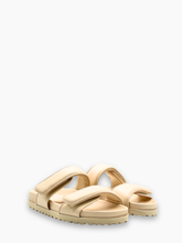 Sandali Beige Con Doppia Fascia - Beige | Qlhype