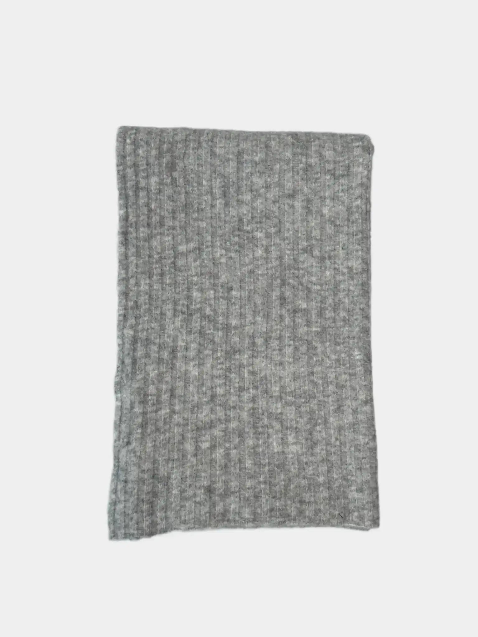 sciarpa maglia grigia, sciarpa alpaca lana, sciarpa invernale elegante, accessori in lana, sciarpa a coste unisex
