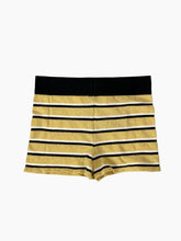 Yellow Striped Knit Shorts -  | dBlank