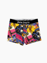 Multicolor Shorts With Miami Print -  | dBlank