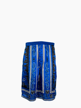 Shorts Blu Paisley Skyline - Blu | Qlhype