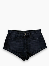 The Wandering Star Black Denim Shorts -  | dBlank
