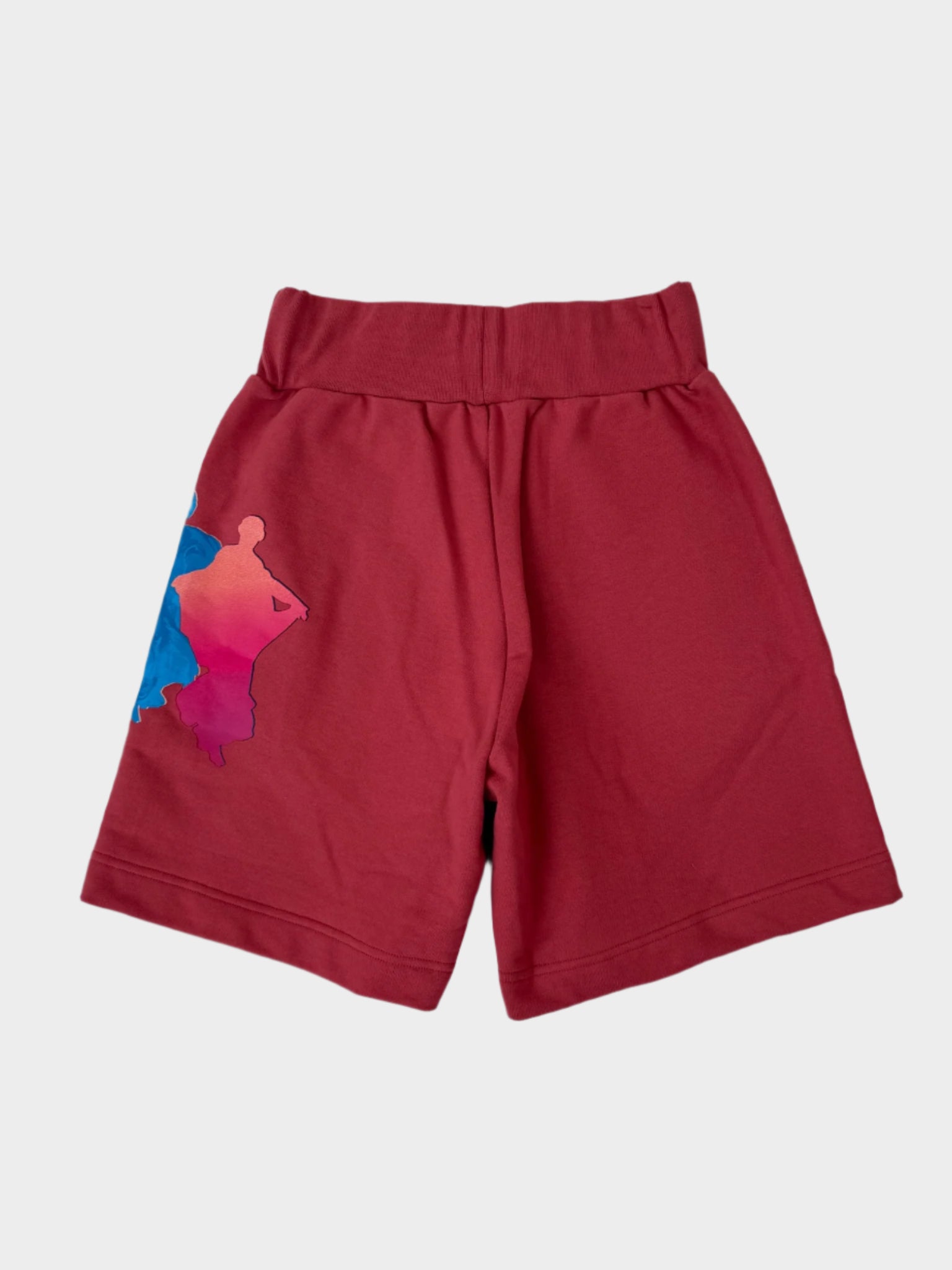 Shorts Mattone In Felpa Con Stampa Muses Fluo