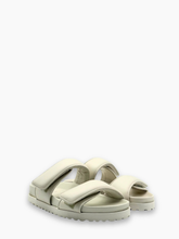 Slide Beige Con Doppio Strap - Beige | Qlhype
