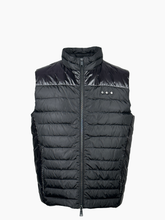 Gilet Nero Imbottito In Piuma Con Zip -  | Qlhype