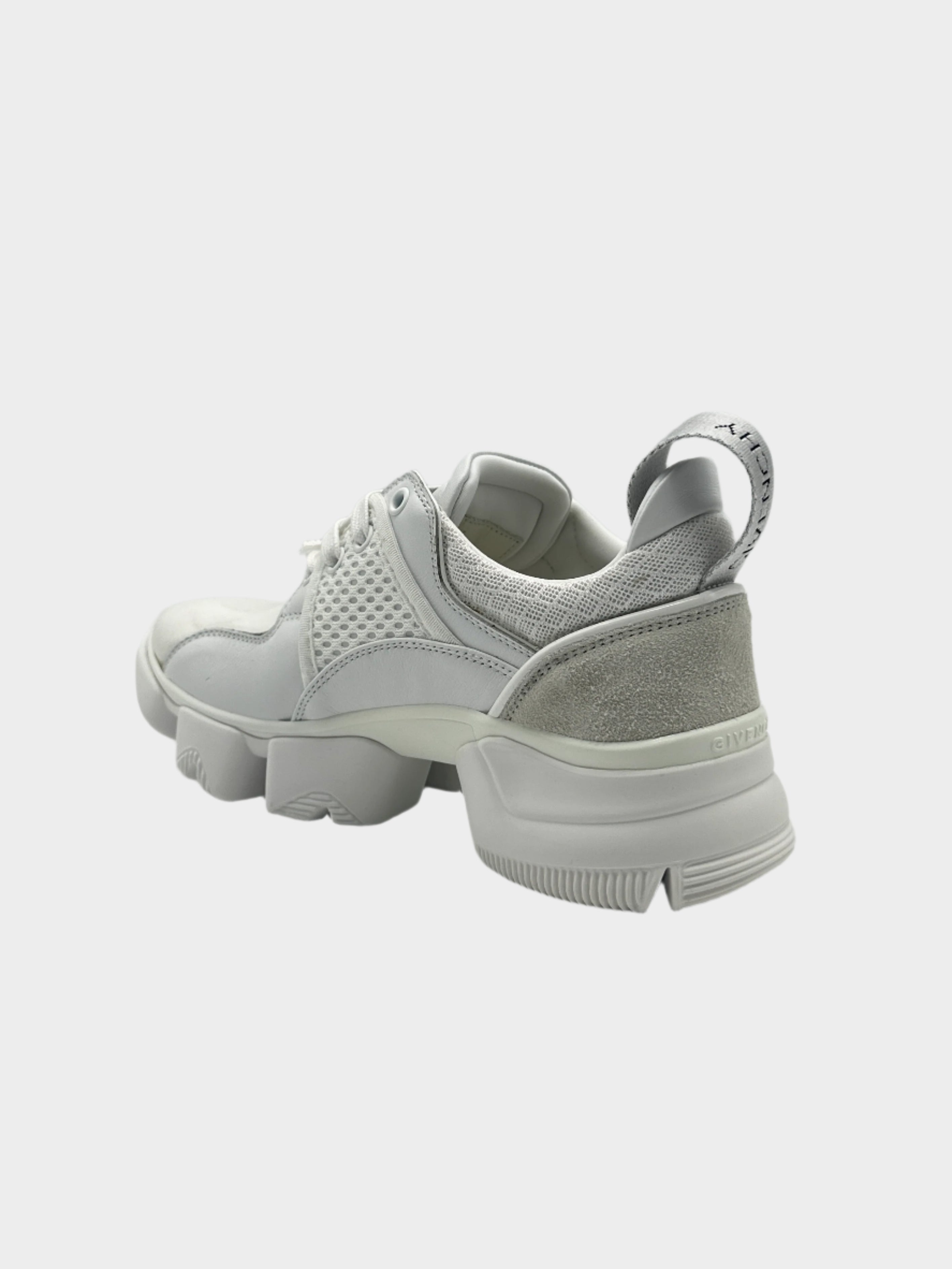 Sneaker Bassa Jaw Bianca Con Suola Scultorea
