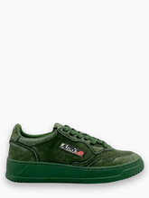 Autry Washed Effect Medalist Green Sneakers -  | dBlank