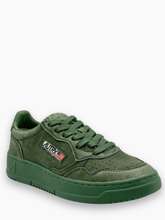 Autry Washed Effect Medalist Green Sneakers -  | dBlank