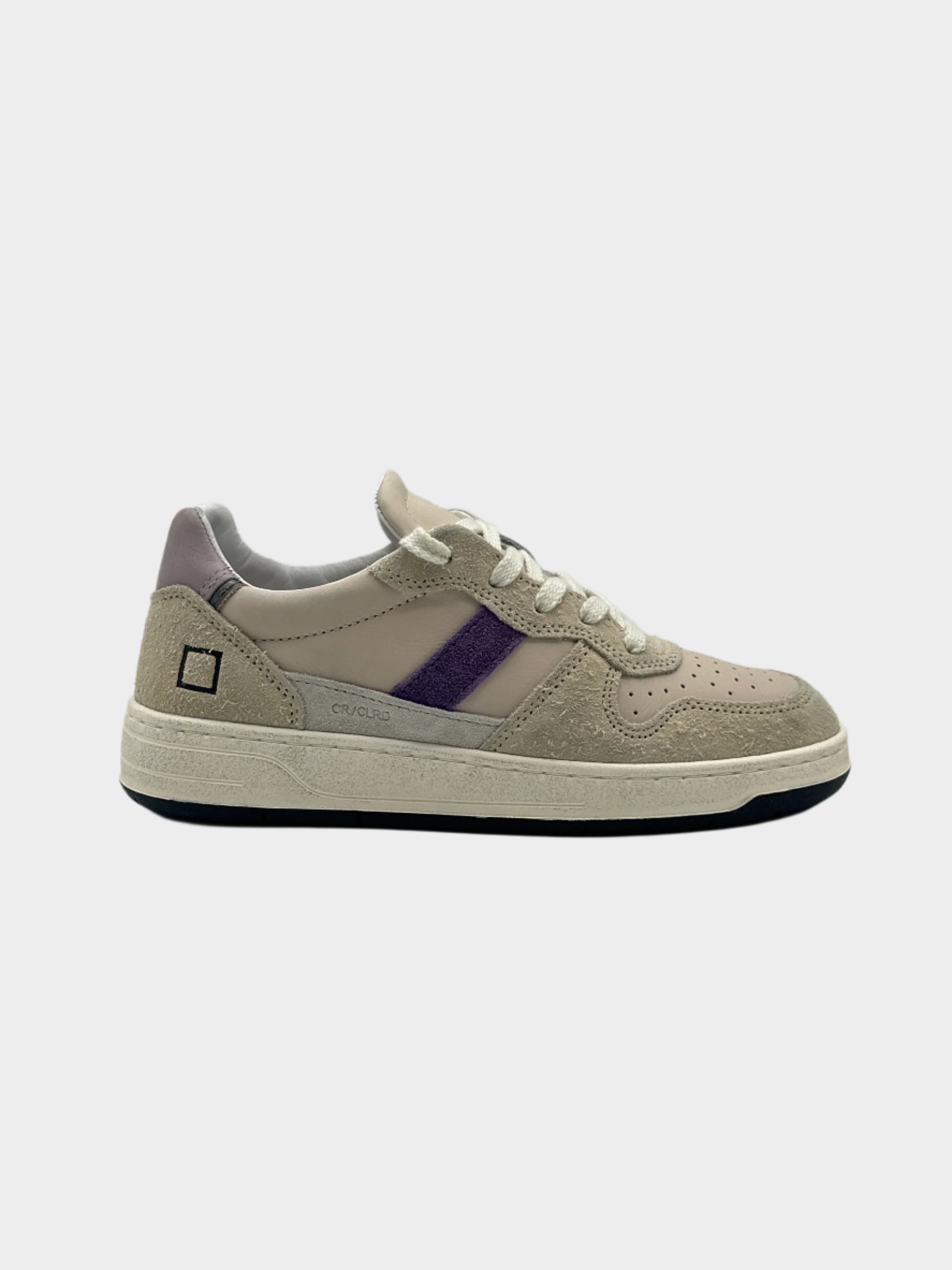 sneakers D.A.T.E., scarpe ivory uomo, sneakers suede pelle, court 2.0, scarpe casual eleganti, sneakers color avorio

