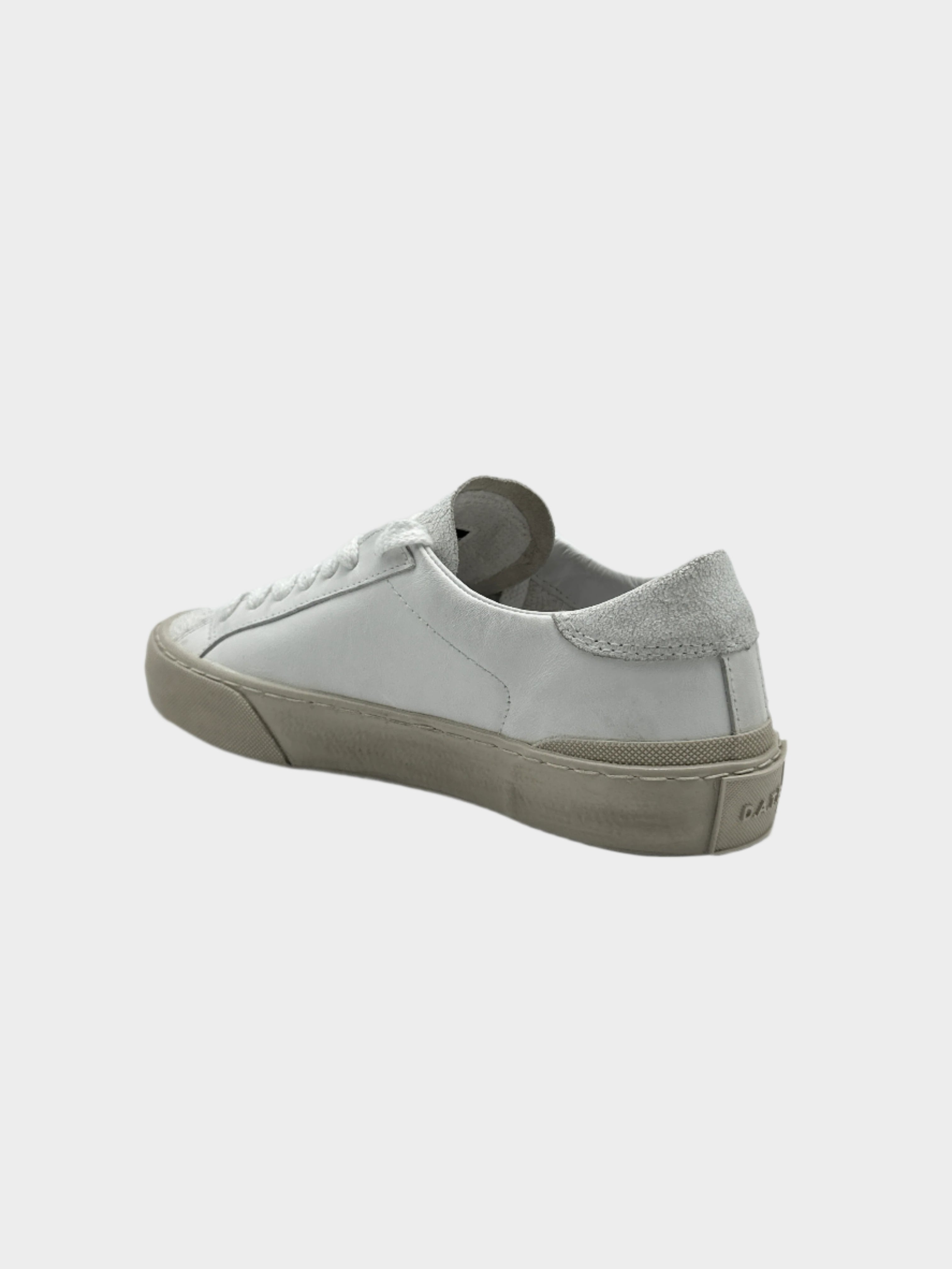Sneakers Hill Low Used White In Pelle Bianca