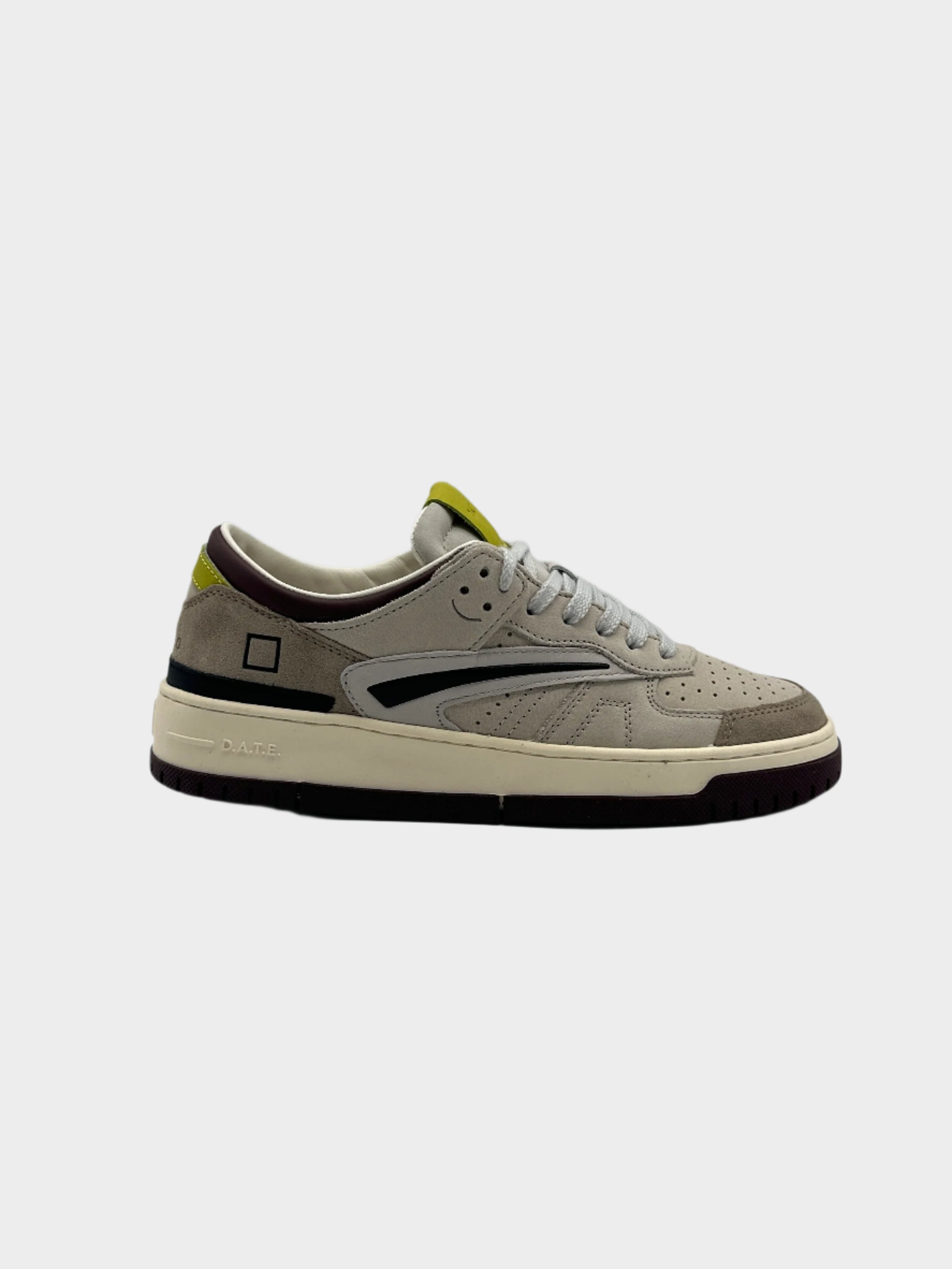 sneakers D.A.T.E. uomo, torneo beige, scarpe retrò, sneakers chunky, D.A.T.E. colored beige

