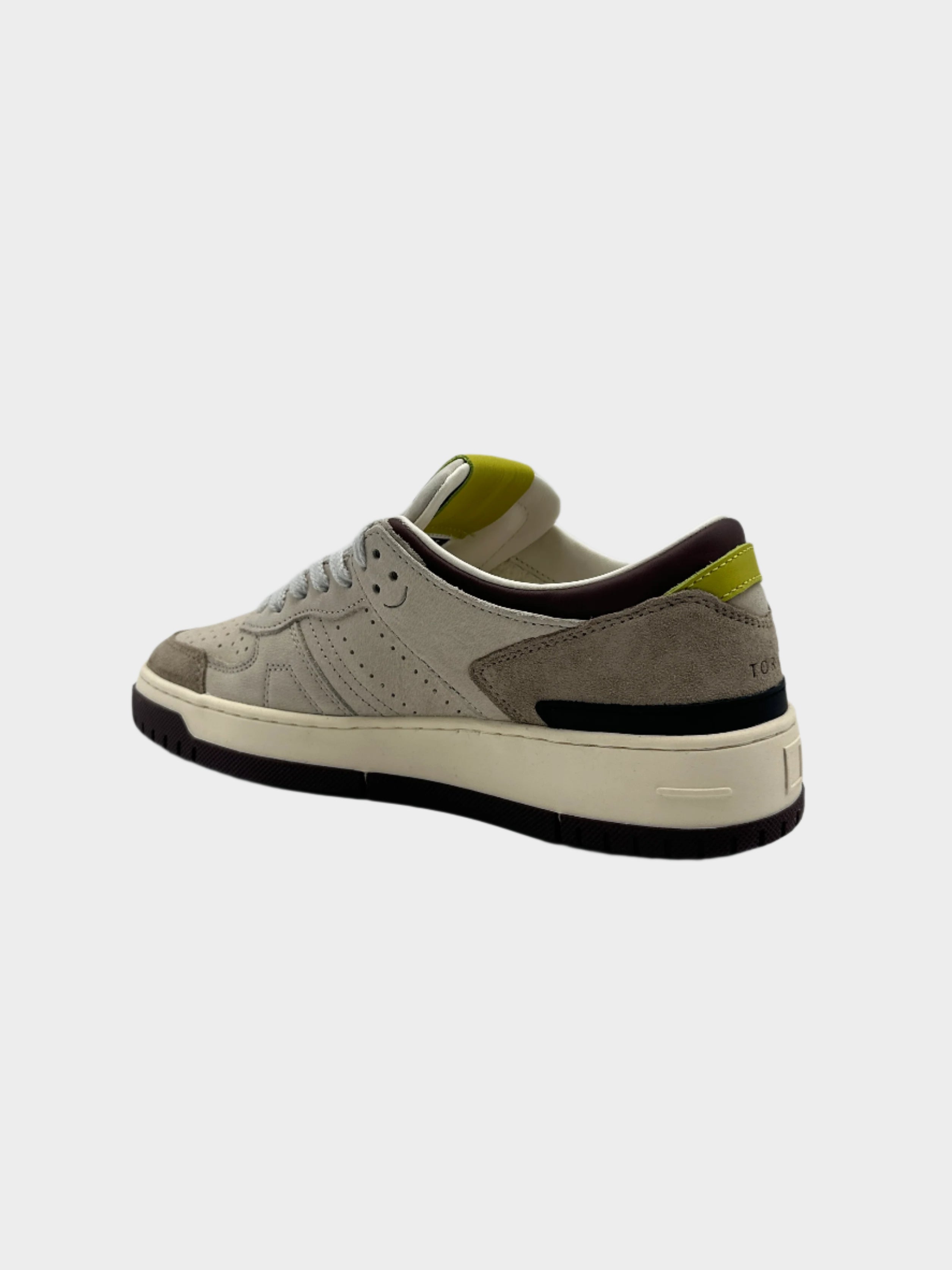 Sneakers Torneo Colored Beige In Pelle E Suede
