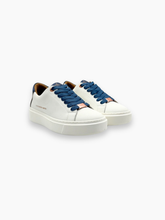 Sneakers London Bianche E Blu - Bianco | dBlank