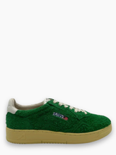 Low Suede Hair Green Sneakers - Green | dBlank