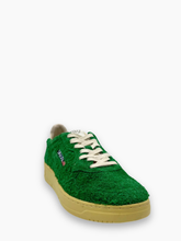 Low Suede Hair Green Sneakers - Green | dBlank