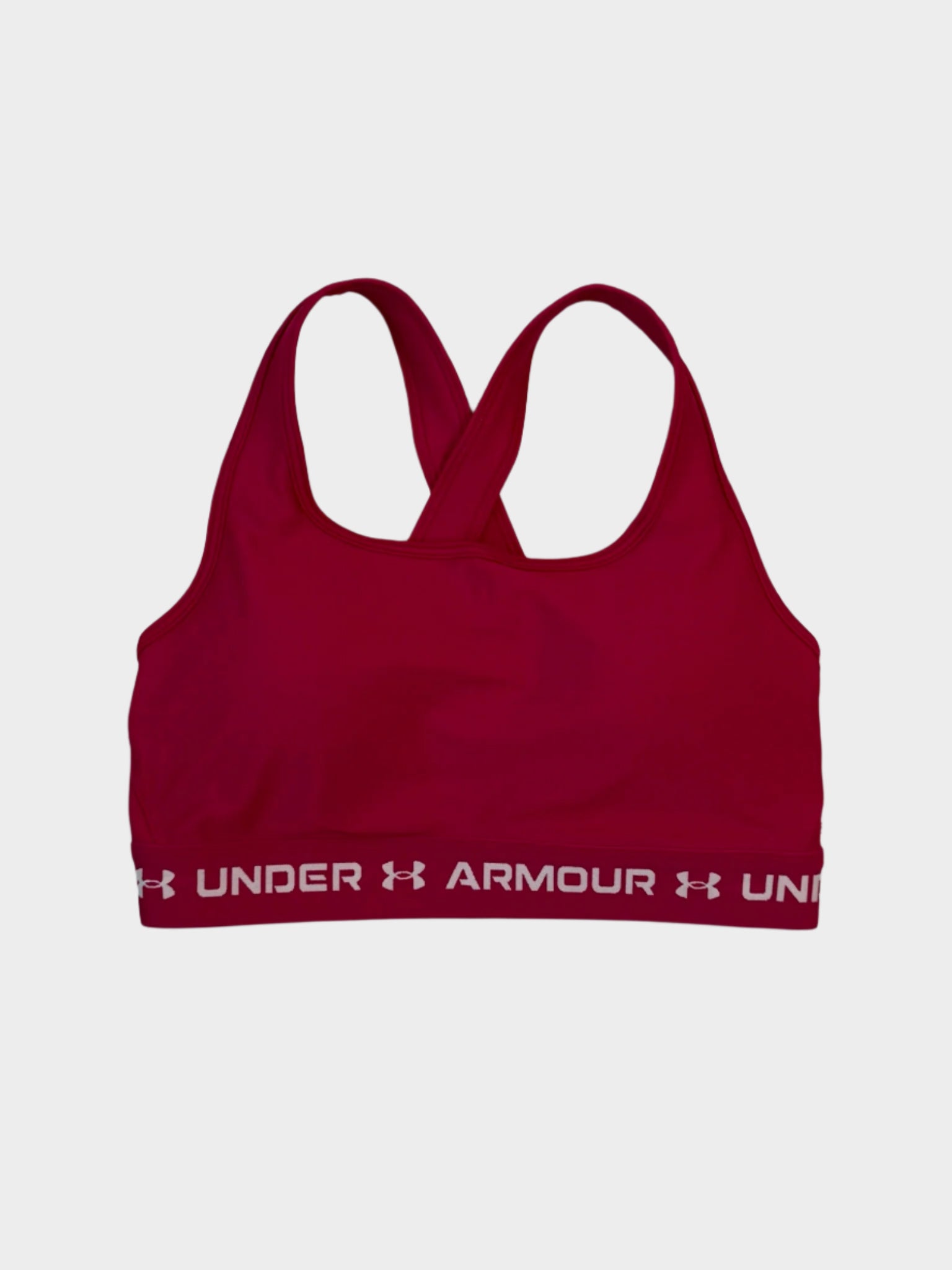 sports bra fucsia, reggiseno sportivo donna, crossback bra elasticizzato, bra supporto medio, top palestra donna