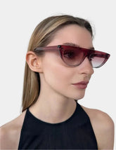 Dark Pink Gradient Acetate Sunglasses -  | dBlank