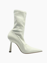 Stivaletti Bianchi A Punta Con Tacco -  | dBlank