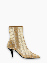 GG Crystal Mesh Heel Boot -  | dBlank