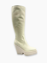 White Wedge Boots -  | dBlank