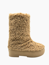 Stivali Beige In Shearling Con Platform -  | dBlank