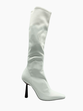 Stivali Bianchi A Punta Con Tacco -  | dBlank