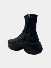 Stivali Show In Pelle Nera Con Suola Flat -  | dBlank