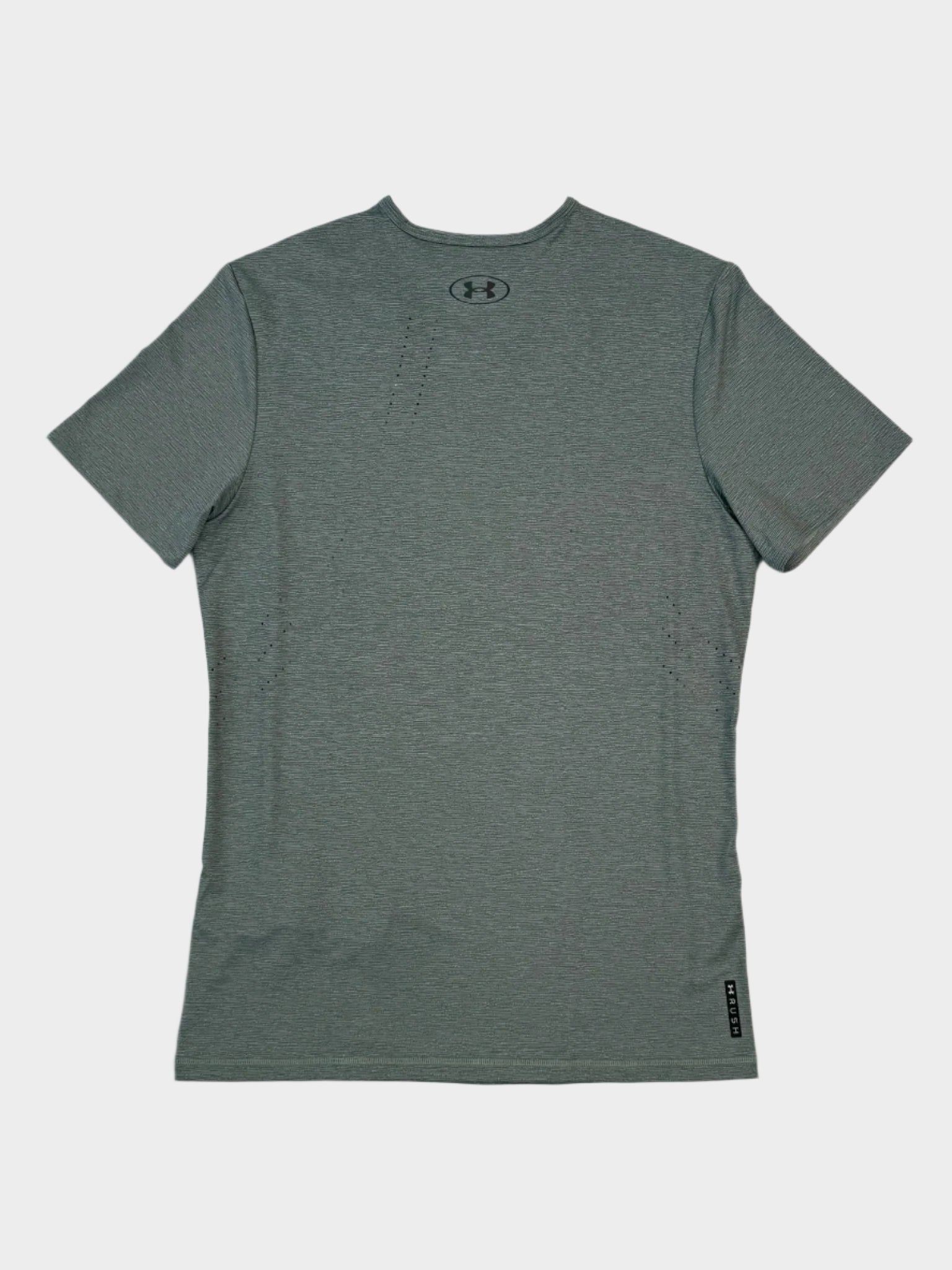 Sage Green T-Shirt In Technical Jersey With Ventilation