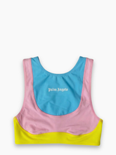 Top Sportivo Multicolor Con Logo Bianco -  | Qlhype