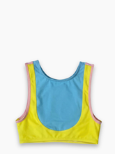 Top Sportivo Multicolor Con Logo Bianco -  | Qlhype