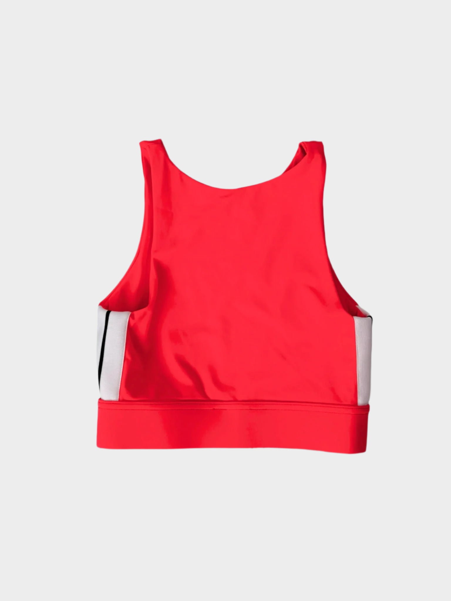 Top Sportivo Fucsia Con Logo Bianco
