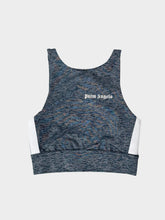 Top Sportivo Melange Grigio Con Logo Bianco -  | dBlank