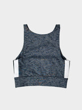 Top Sportivo Melange Grigio Con Logo Bianco -  | dBlank