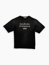 T-shirt Logo Nera In Cotone -  | dBlank