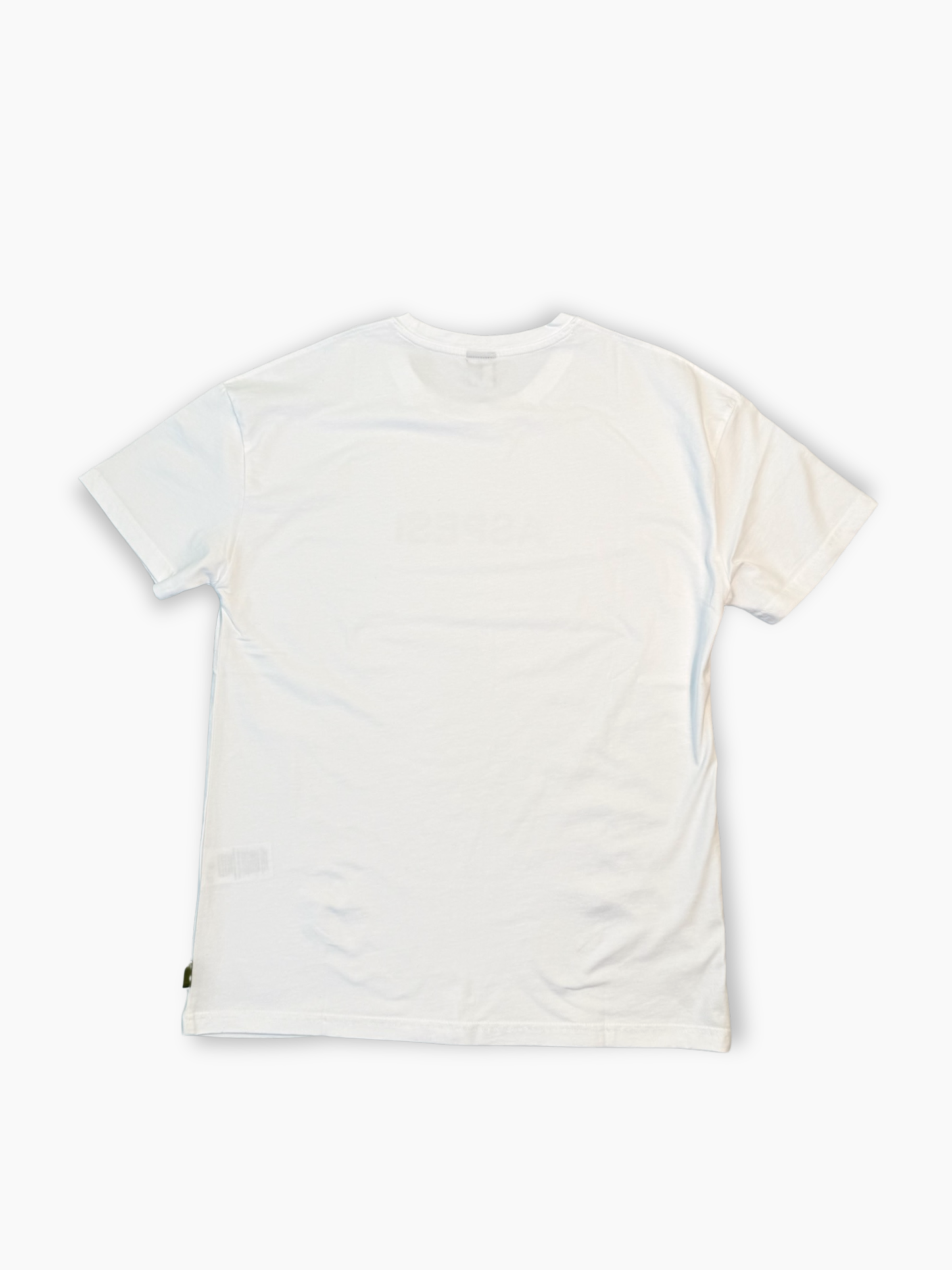 T-shirt bianca Aspesi in cotone vista retro