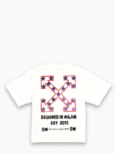 T-shirt Bianca Con Stampa Star Arrow - Bianco | Qlhype