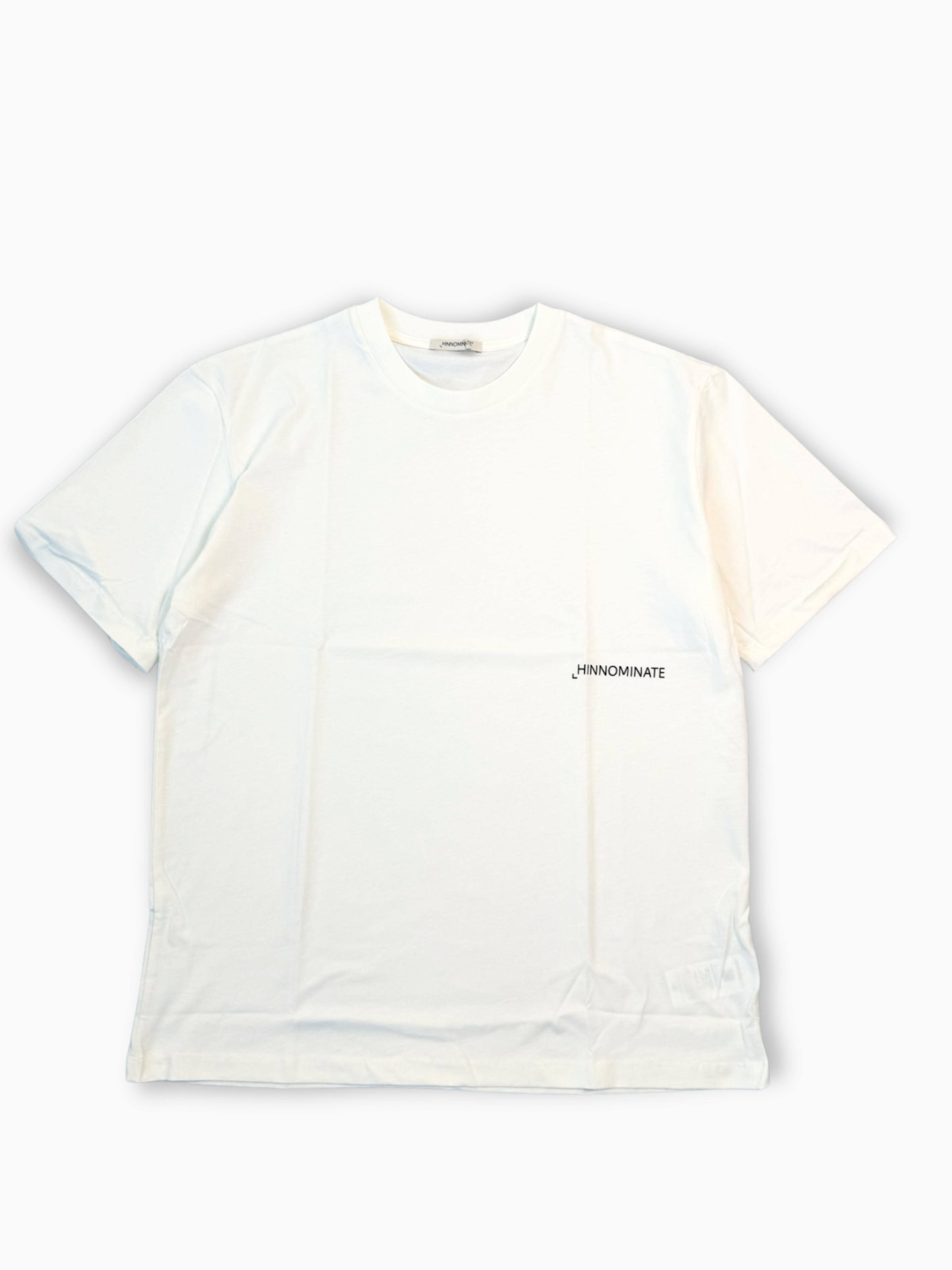 T-shirt bianca Hinnominate in jersey di cotone con stampa frontale