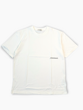 White Jersey T-shirt with Front Print -  | dBlank
