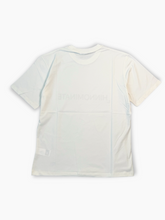 White Jersey T-shirt with Large Print -  | dBlank