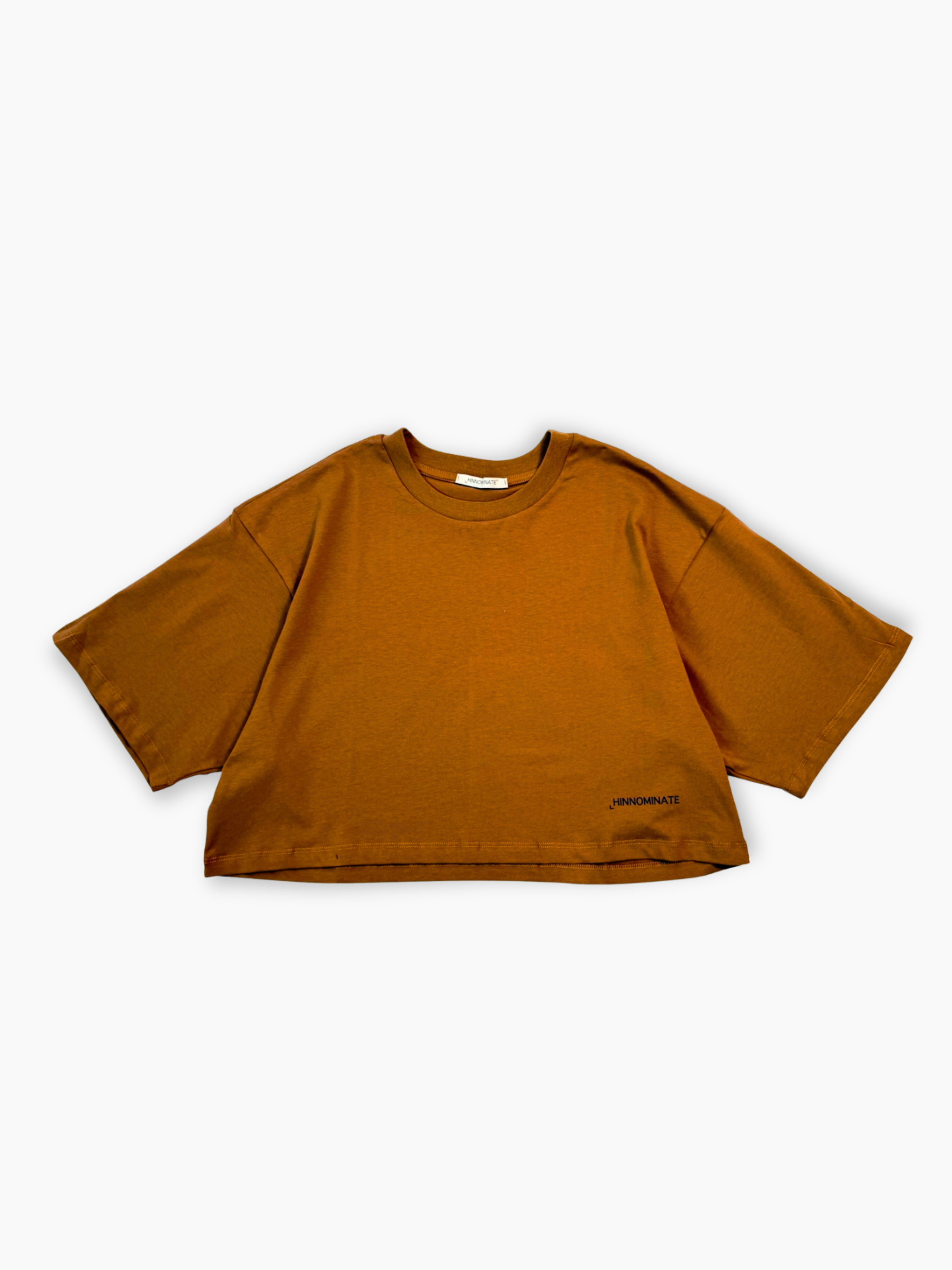 T-shirt corta Hinnominate color teddy in cotone con logo stampato