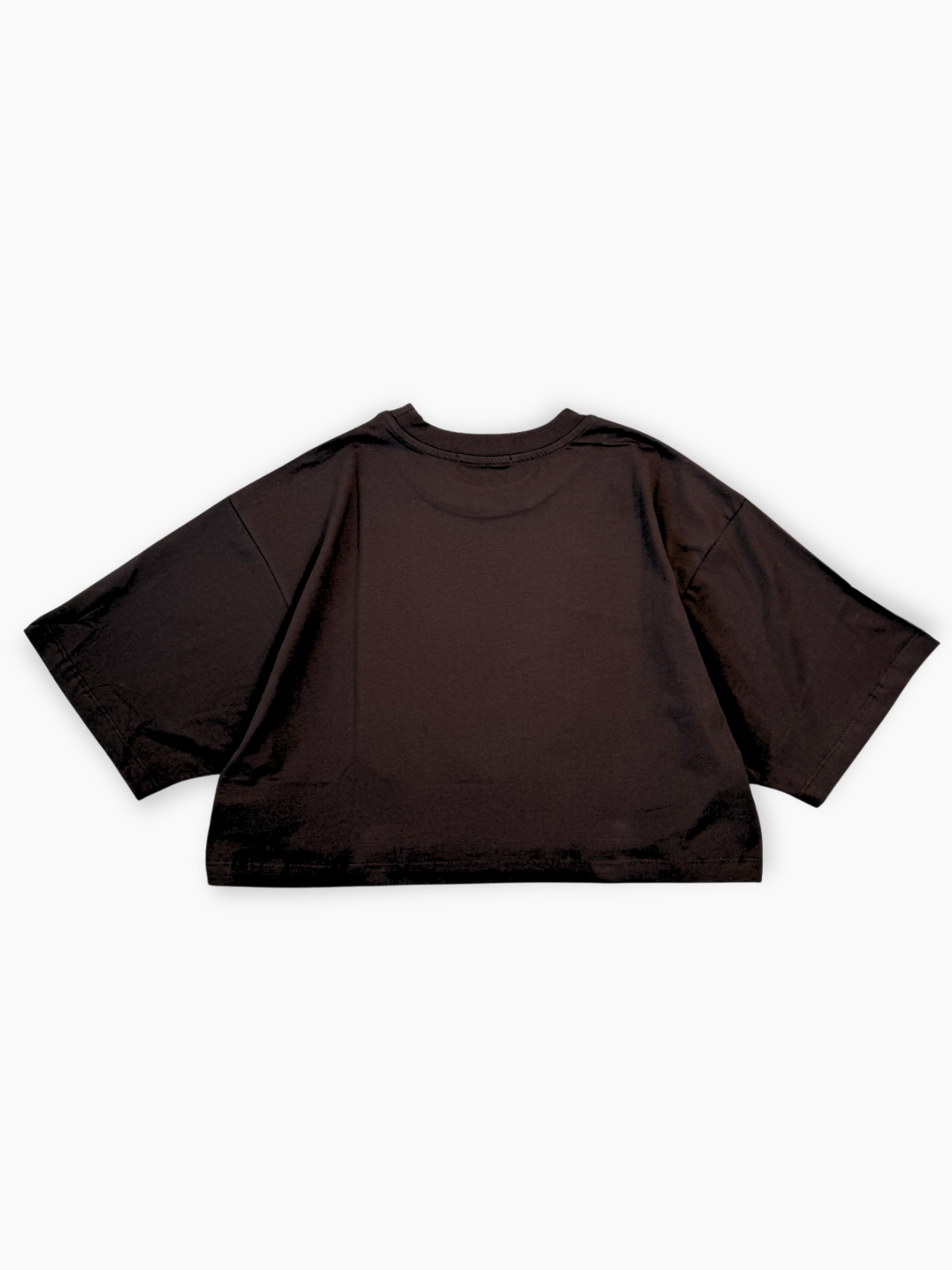 T-shirt corta Hinnominate color moro con stampa logo tono su tono
