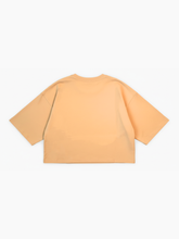 Hazelnut Cropped T-shirt With Print -  | dBlank