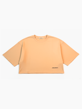 Hazelnut Cropped T-shirt With Print -  | dBlank