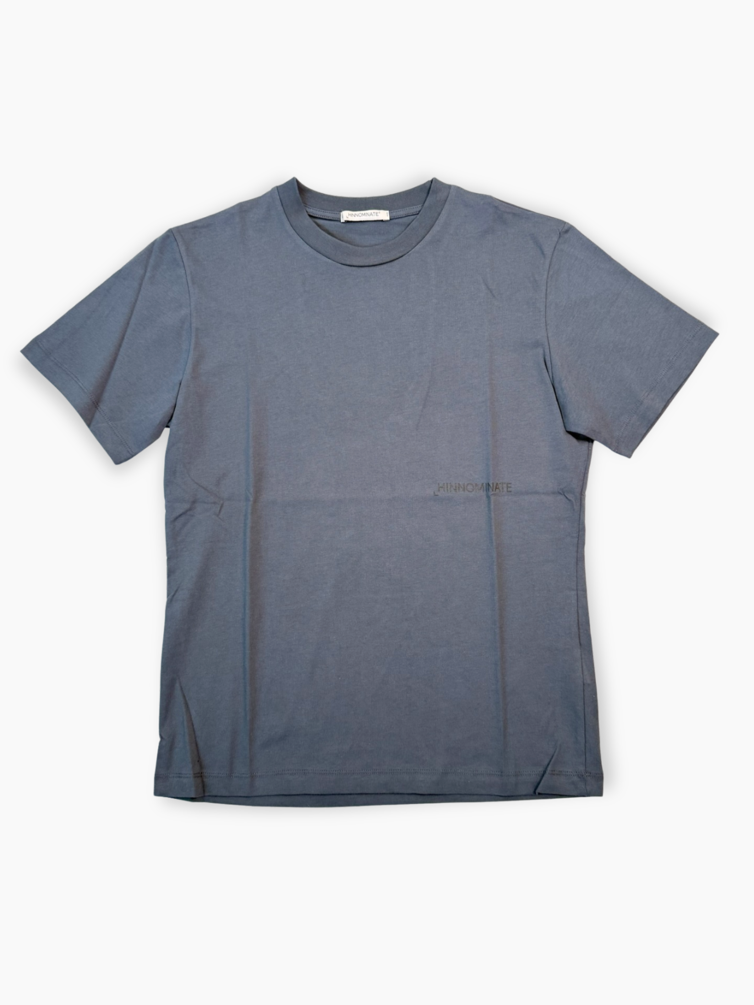 T-shirt grigio scuro Hinnominate in jersey con stampa frontale tono su tono