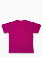 Oversized Fuchsia T-Shirt With Printed Logo -  | dBlank