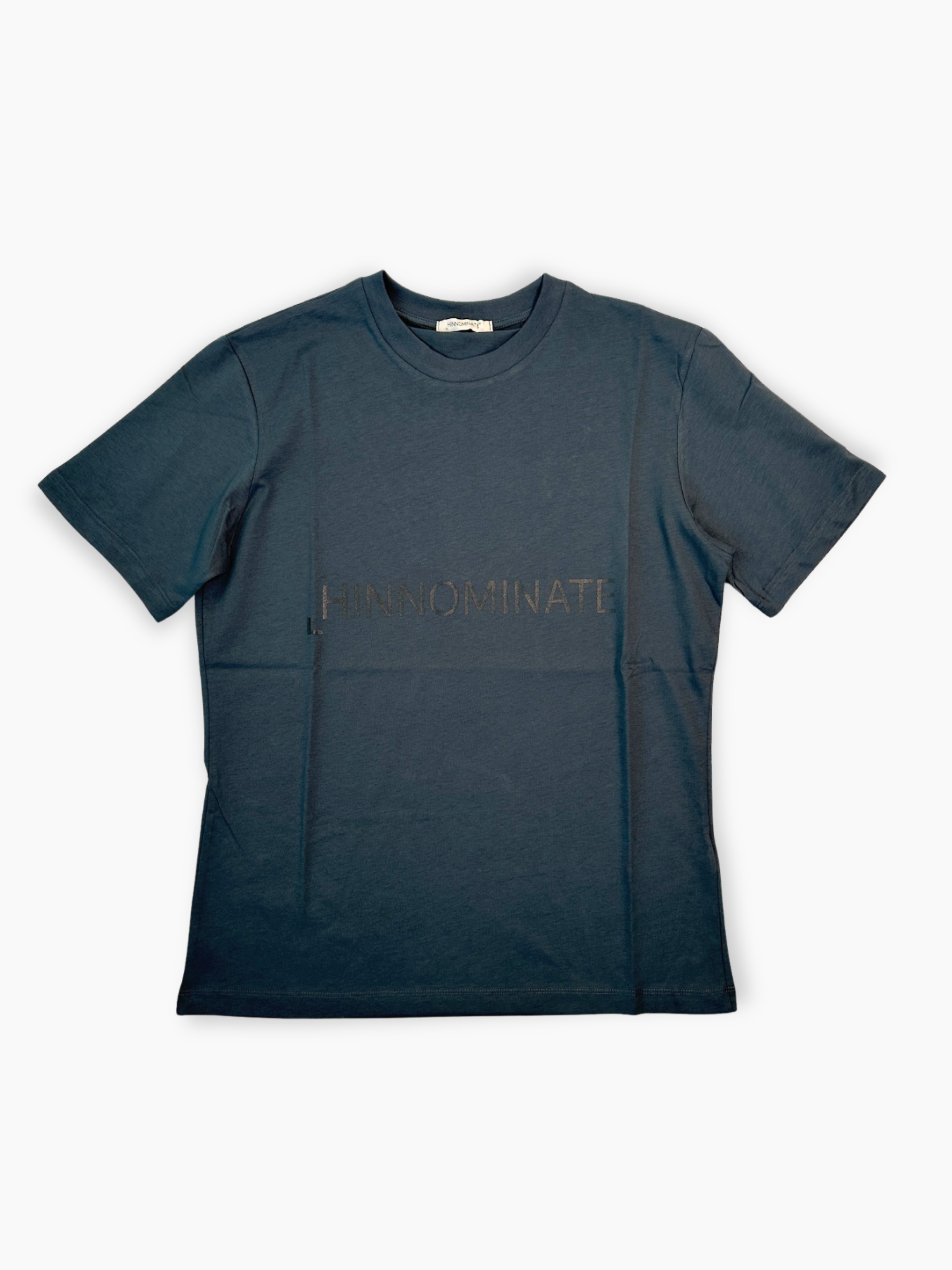 T-shirt grigia Hinnominate con stampa grande sul davanti