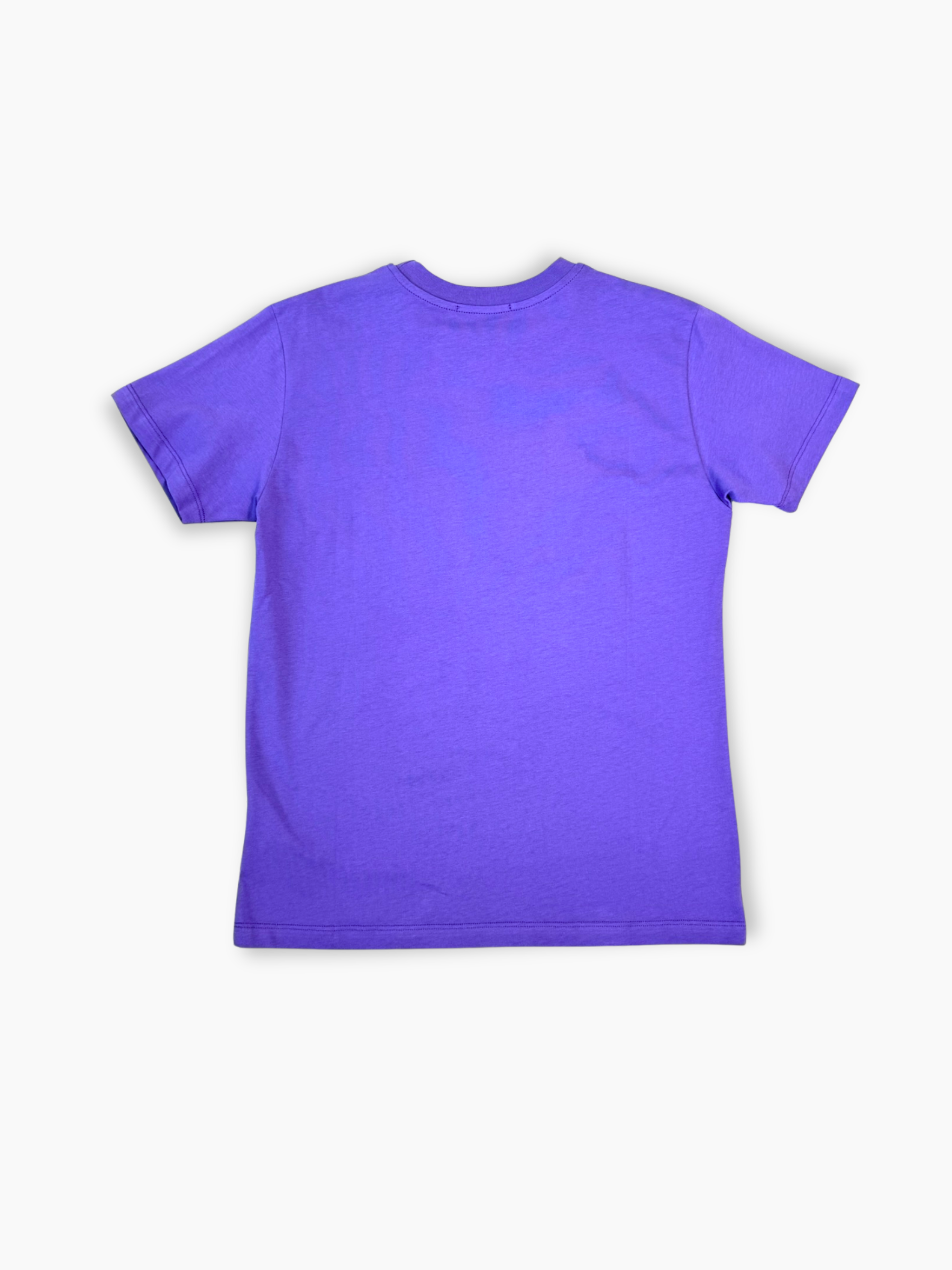 T-shirt viola Hinnominate in jersey di cotone con logo tono su tono sul davanti