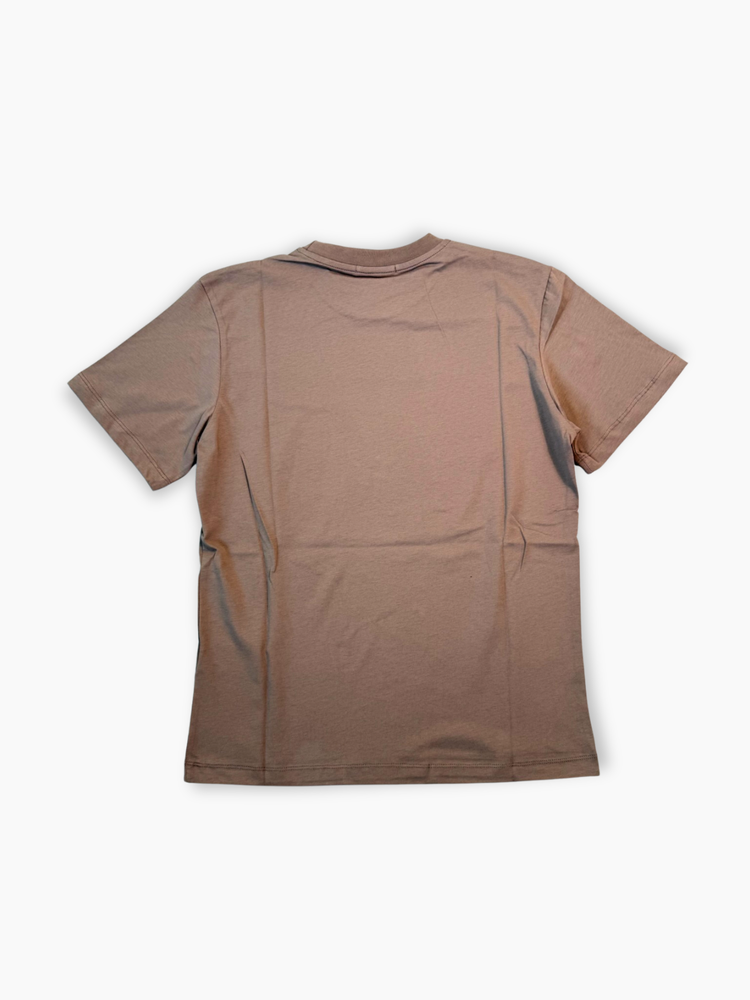 T-shirt marrone Hinnominate in jersey con stampa frontale del logo