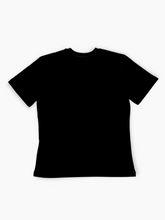 Black Jersey T-shirt with Large Print -  | dBlank